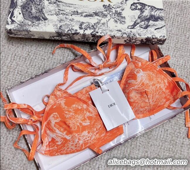 ​Famous Brand Dior Swimwear Fluorescent 0214 Orange 2023