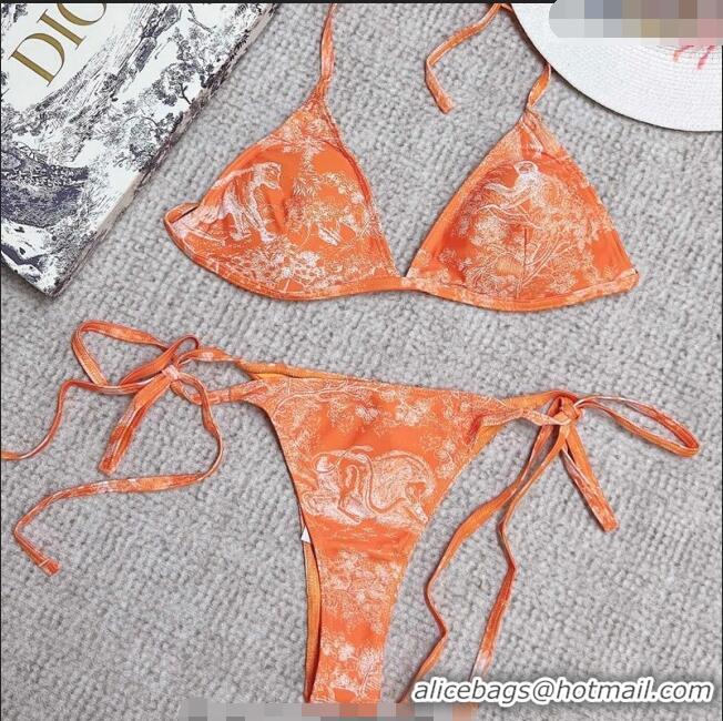 ​Famous Brand Dior Swimwear Fluorescent 0214 Orange 2023