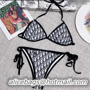 ​Promotional Dior Oblique Swimwear 0214 Black/Grey/White 2023