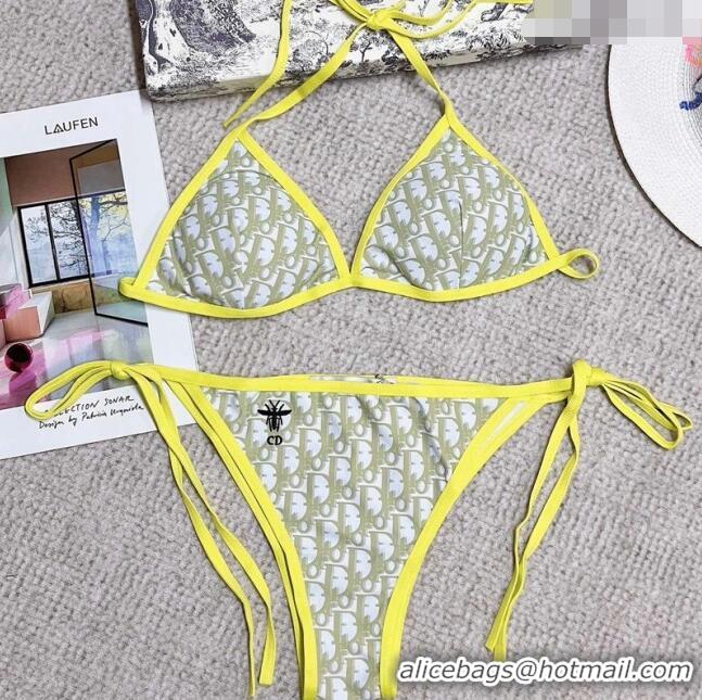 Super Quality Dior Oblique Swimwear 021427 Yellow 2023