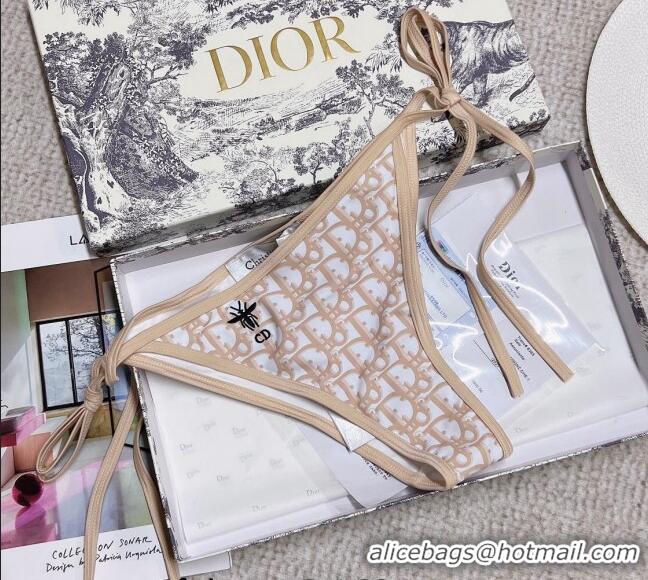 ​Hot Sell Cheap Dior Oblique Swimwear 021429 Beige 2023