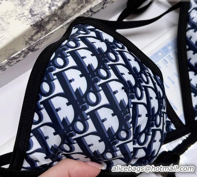 ​Buy Fashionable Dior Oblique Swimwear 0214 Black/Blue/White 2023