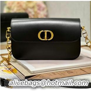 Super Quality Dior 30 MONTAIGNE AVENUE BAG Dusty Box Calfskin M9260 BLACK