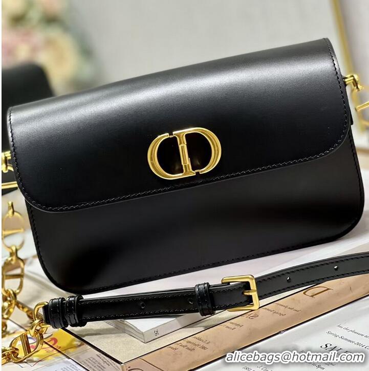 Super Quality Dior 30 MONTAIGNE AVENUE BAG Dusty Box Calfskin M9260 BLACK