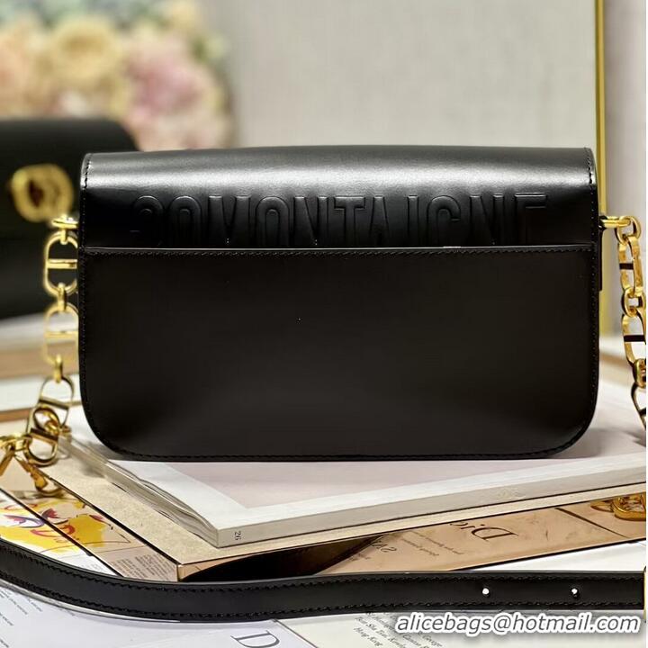 Super Quality Dior 30 MONTAIGNE AVENUE BAG Dusty Box Calfskin M9260 BLACK