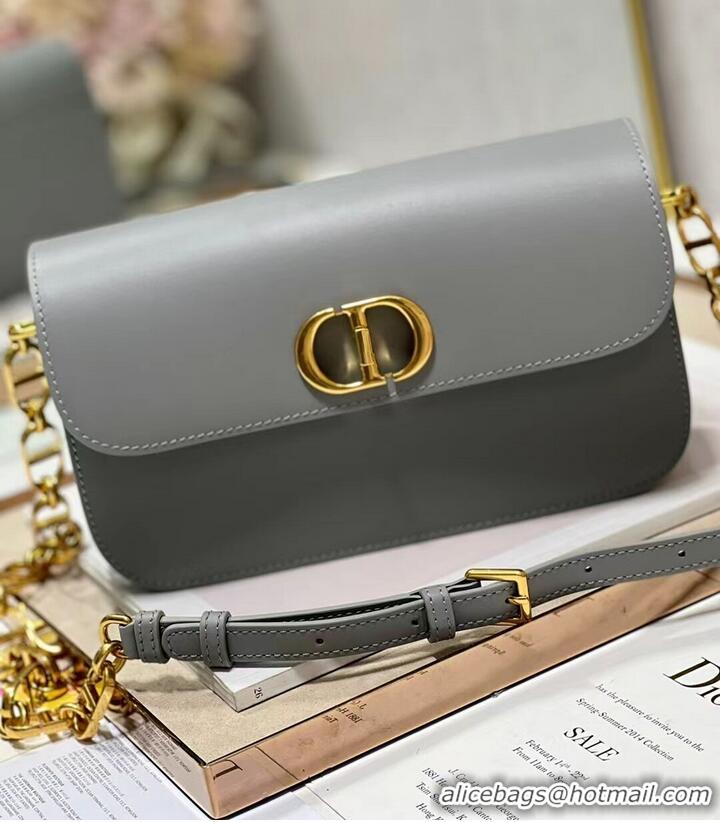 Promotional Dior 30 MONTAIGNE AVENUE BAG Dusty Box Calfskin M9260 Ethereal Gray