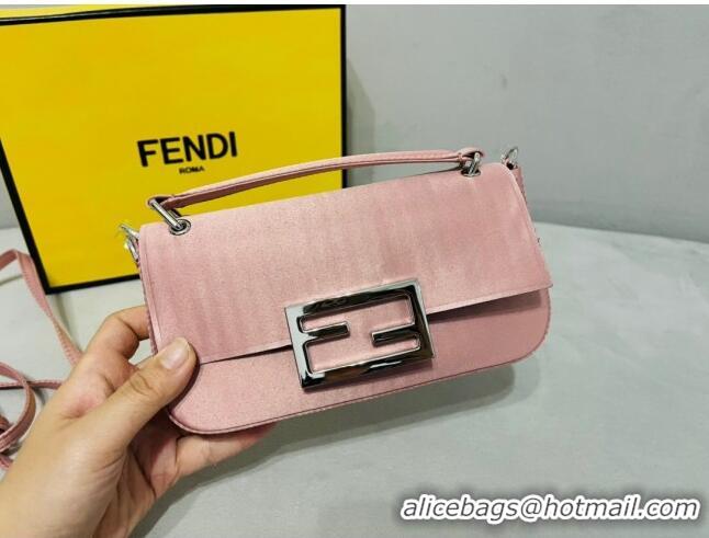 Grade Design Fendi Baguette Mini Satin Bag 0108 Pink 2023