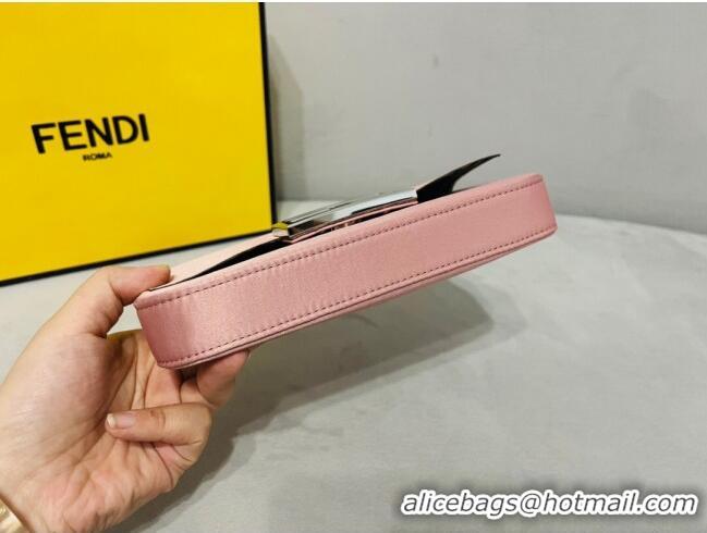 Grade Design Fendi Baguette Mini Satin Bag 0108 Pink 2023