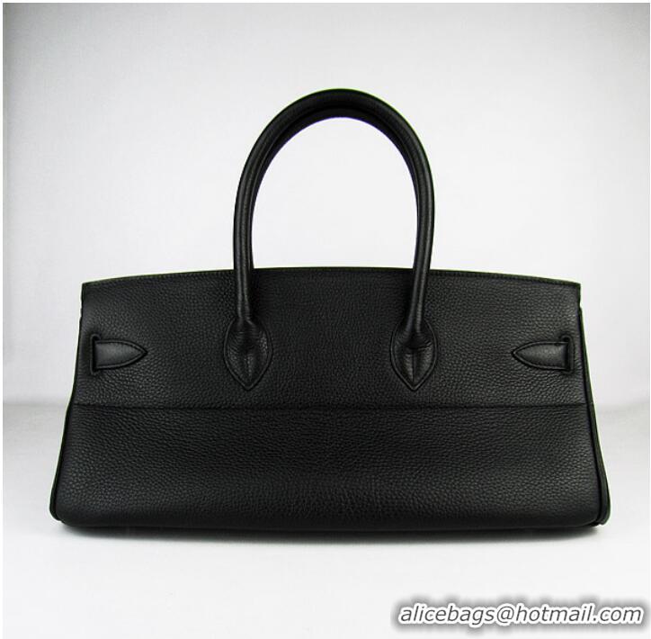 Hermes Birkin 6109 Togo Leather Bag Black 42cm Gold