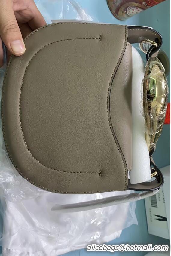 Unique Style Chloe Original Calfskin Leather Bag 3S1350 grey