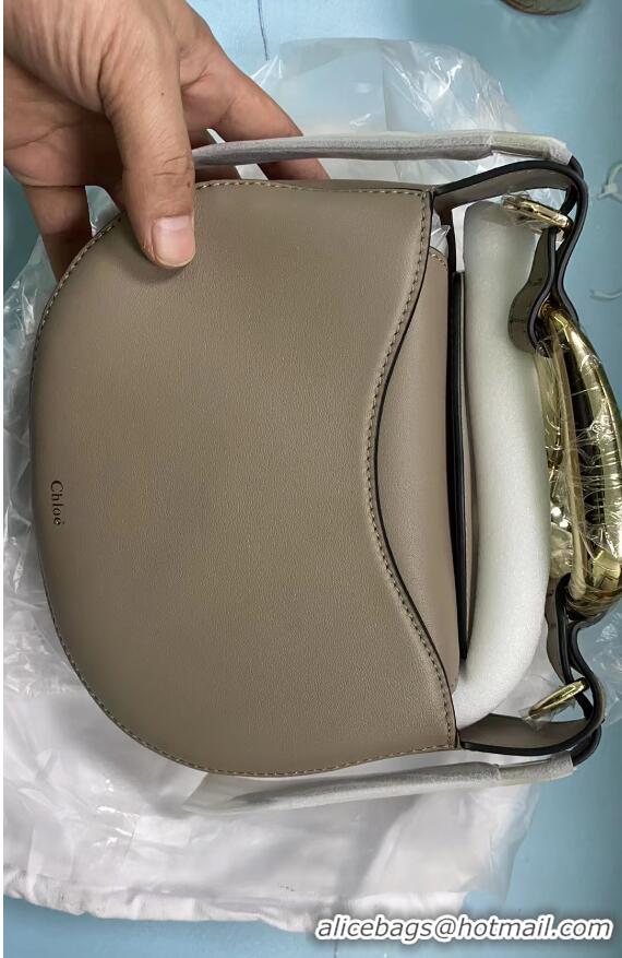 Unique Style Chloe Original Calfskin Leather Bag 3S1350 grey