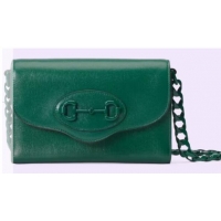 Famous Brand Gucci Horsebit 1955 mini bag 724713 Green