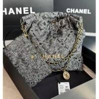 New Fashion CHANEL 22 HANDBAG AS3261 gray