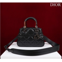 Reasonable Price LADY DIOR TOP HANDLE SMALL BAG Latte Cannage Lambskin C0963 BACK