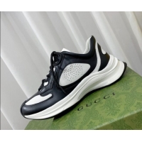 Good Looking Gucci Run Trainers in Interlocking G Print Leather White/Black 120243