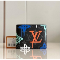 Grade Quality Louis Vuitton MULTIPLE WALLET M81847 Black&Red