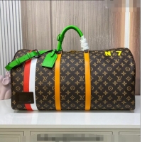 Popular Style Louis Vuitton Trunk L’Œil Keepall 55 Travel Bag in N°7 Monogram Canvas M59661 2022