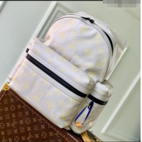 Good Product Louis Vuitton Sac Plat Backpack M21826 White 2022