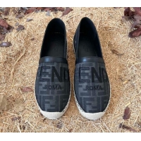 Stylish Fendi FF Espadrilles Black 1128463