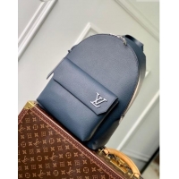 Most Popular Louis Vuitton TAKEOFF Backpack in Griany Calfskin M21362 Navy Blue 2023