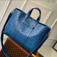 Famous Brand Louis Vuitton Tote Journey Bag Monogram Faded Leather M21371 Blue 2023