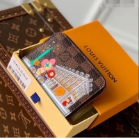 Good Product Louis Vuitton Vivienne Zippy Coin Purse Wallet in Damier Ebene Canvas N63552 2023