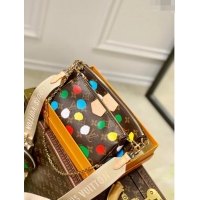 Promotional Louis Vuitton LV X YK Multi Pochette Accessoires in Monogram Dots print Canvas M46385 2023