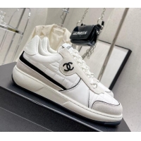 Purchase Chanel Quilted Fabric Sneakers G39802 White