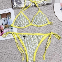 Super Quality Dior Oblique Swimwear 021427 Yellow 2023