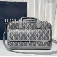 Well Crafted Dior Hit The Road Pet Carrier Bag in Dior Gray CD Diamond Canvas and Smooth Calfskin CD3061 2023