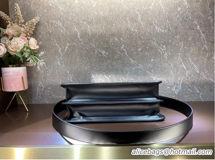 Good Product Fendi Peekaboo Cut Medium soft nappa leather bag 8BN340 BLACK