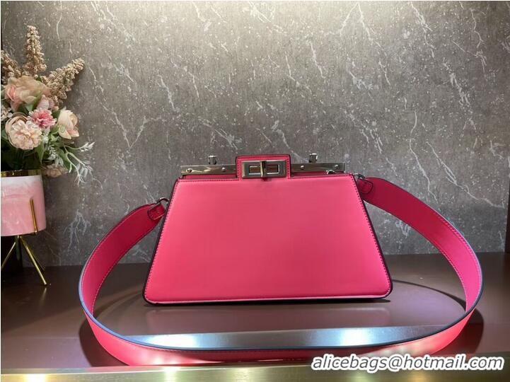 Promotional Grade Fendi Peekaboo Cut Medium soft nappa leather bag 8BN340 pink