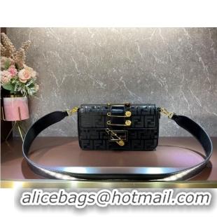 Reasonable Price Fendi Baguette leather bag F0969 black