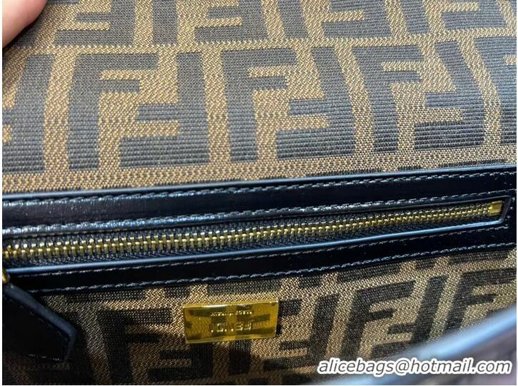 Reasonable Price Fendi Baguette leather bag F0969 black