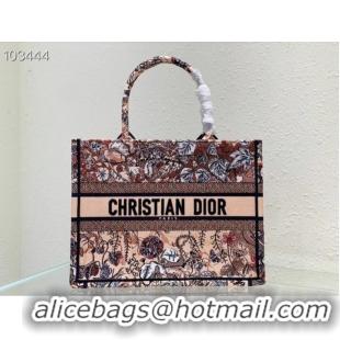 Traditional Specials MEDIUM DIOR BOOK TOTE Embroidery M1296Z-30