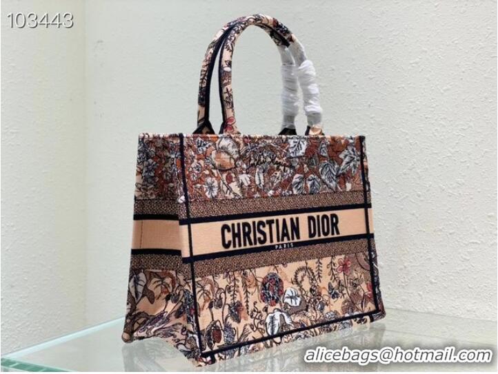 Traditional Specials MEDIUM DIOR BOOK TOTE Embroidery M1296Z-30