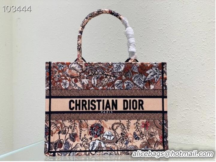 Traditional Specials MEDIUM DIOR BOOK TOTE Embroidery M1296Z-30