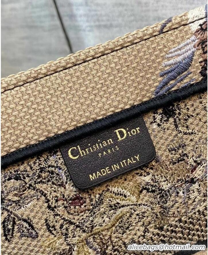 Top Quality MEDIUM DIOR BOOK TOTE Embroidery M1296Z-31