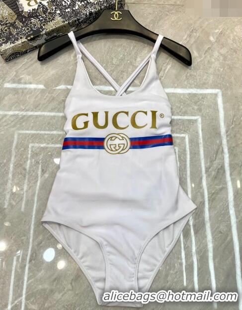 Luxury Discount Gucci Swimwear 021665 White 2023