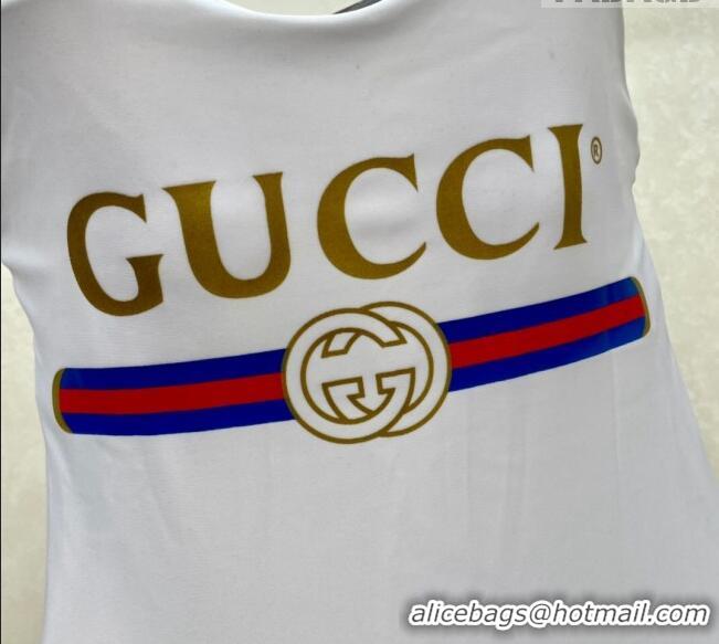 Luxury Discount Gucci Swimwear 021665 White 2023