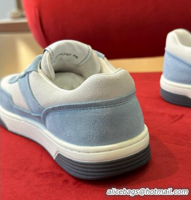 Good Looking Chanel Suede Sneakers G39978 Blue 222892