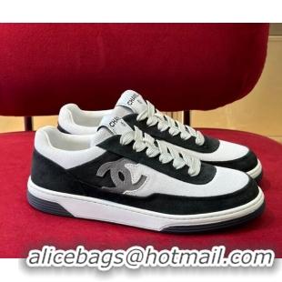 Sumptuous Chanel Suede Sneakers G39978 Black 222895