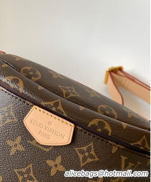 Promotional Louis Vuitton Monogram Canvas Bumbag/Belt Bag M43644 Brown 2023