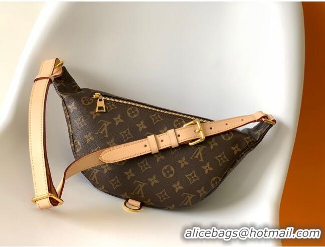 Promotional Louis Vuitton Monogram Canvas Bumbag/Belt Bag M43644 Brown 2023