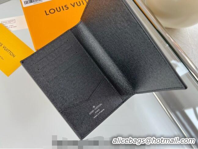 Promotional Louis Vuitton Passport Cover M64411 Monogram Eclipse Canvas/White 2023