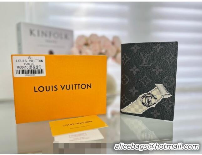 Promotional Louis Vuitton Passport Cover M64411 Monogram Eclipse Canvas/White 2023