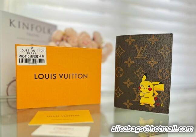 Promotional Louis Vuitton Passport Cover M64411 Monogram Canvas/Pikachu Print 2023