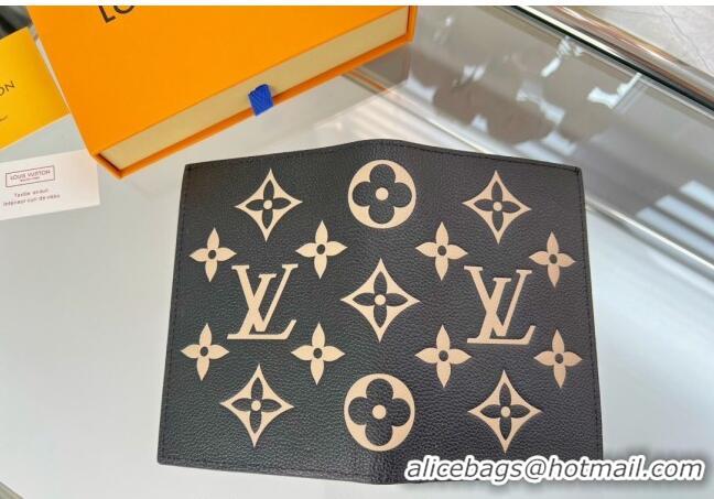 Inexpensive Louis Vuitton Passport Cover in Black Monogram Leather M64501 2023