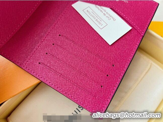 Promotional Louis Vuitton Vivienne Passport Cover M81614 Dark Pink 2023