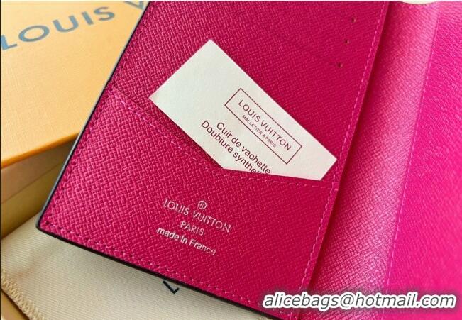 Promotional Louis Vuitton Vivienne Passport Cover M81614 Dark Pink 2023